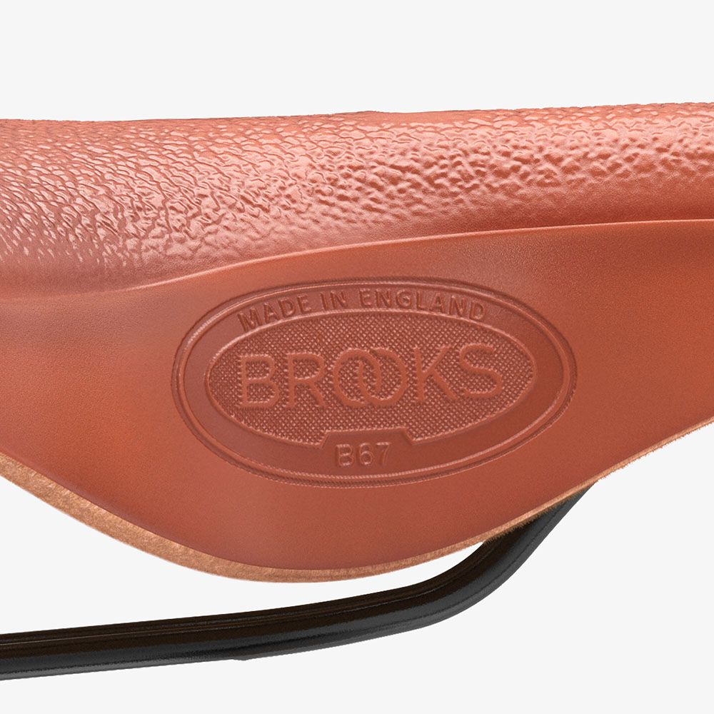Brooks B67 Classic Deri Bisiklet Selesi 205mm Bal Rengi - Görsel 9