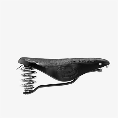 Selle de vélo classique Brooks B67 en cuir, 205 mm, noire