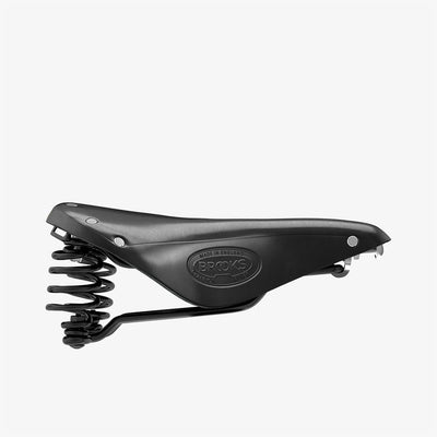 Brooks Flyer Yaylı Deri Bisiklet Selesi 175mm Siyah B396H - Görsel 4