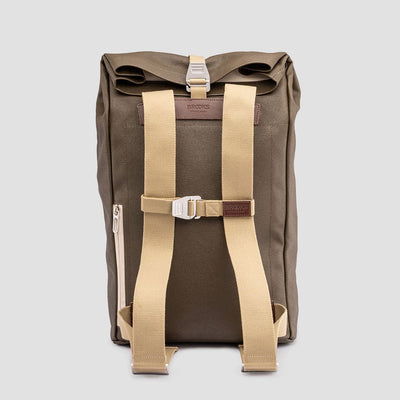 Brooks Pickwick Cotton Canvas Sırt Çantası Moss Kahverengi 26LT - Görsel 2