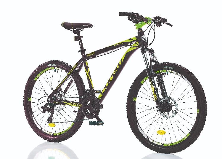 Corelli Felix 1.2 Vélo VTT en Aluminium, Freins à Disque Hydrauliques, 21 Vitesses, Modèle 2023, 24 Pouces