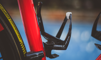 Elite Cannibal Xc Porte-bidon Vélo Noir Brillant Rouge