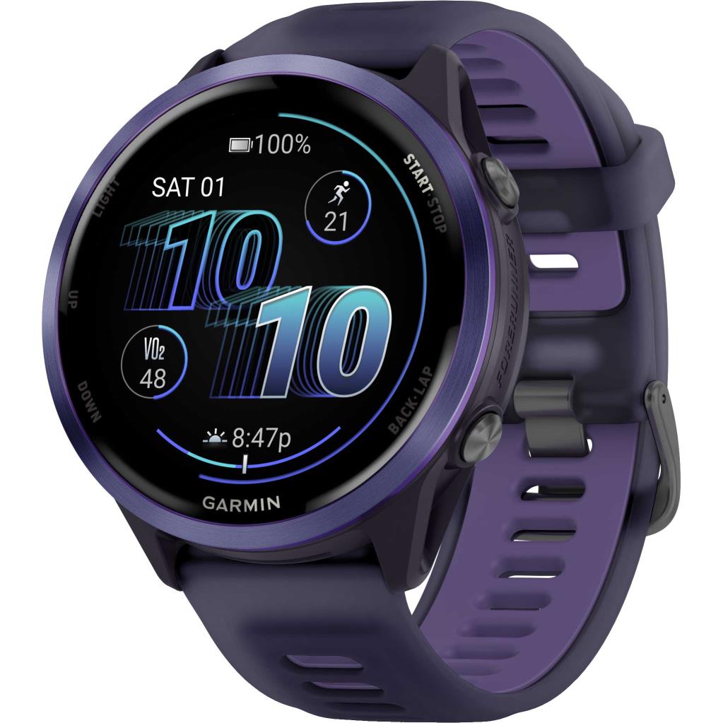 Garmin Forerunner 570 Advanced GPS Running Akıllı Saat Mor 47mm 010-02971-02