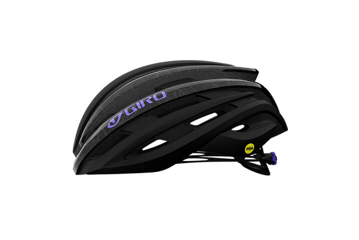 Casque de Vélo de Route Femme Giro Ember Mips Noir Mat Violet Medium 55-59cm