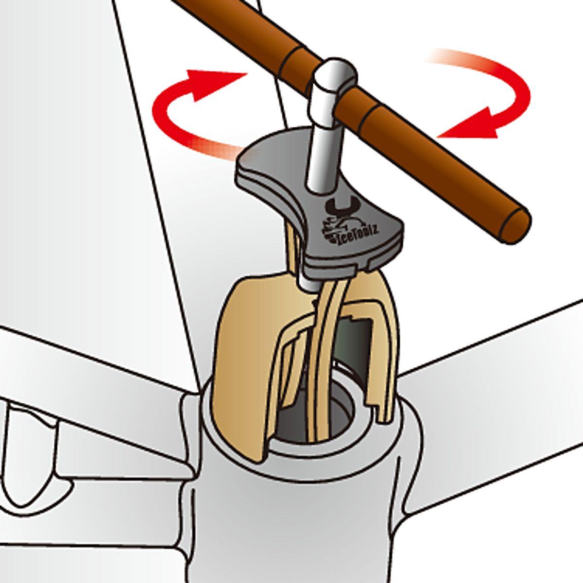 ICETOOLZ Monoblock and Middle Bearing Removal Apparatus