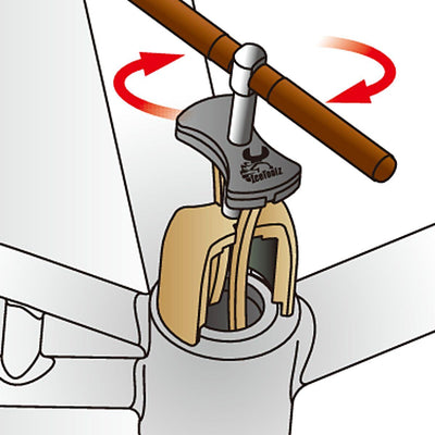 ICETOOLZ Monoblock and Middle Bearing Removal Apparatus