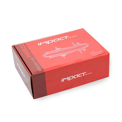 Impact MH920 Rulmanlı Ön Arka Göbek Seti 6 Vida 32 Delik QR ve Sokma Mil Uyumlu Kırmızı HZN-806 - Görsel 3