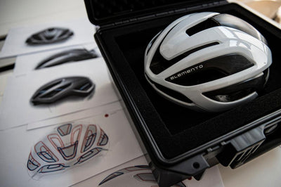 Kask Elemento Yol Bisiklet Kaskı Beyaz Large