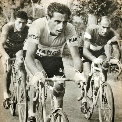 Koleksiyonluk Santini Retro Bianchi Bisiklet Forması PE942PLBIANC - Görsel 6