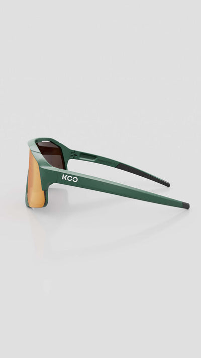 Koo Demos Lunettes de Soleil Matt Green Matt - Orange Mirror OEY00005946