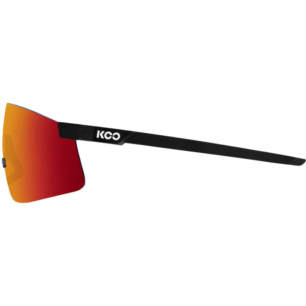 Koo Nova Güneş Gözlüğü Black Matt Red Mirror - Görsel 7