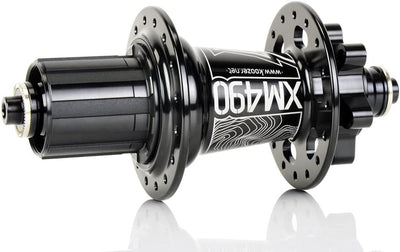 Koozer Xm490 Jeu de Moyeux Avant et Arrière Roulement Scellé 32 Trous Qr Verrouillable Compatible Disque 6 Vis