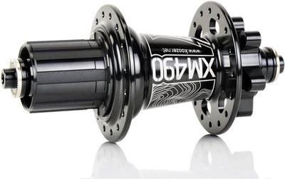 Koozer XM490 Pro Bisiklet Arka Göbek 32 Delik 5x141 QR HG Body Siyah