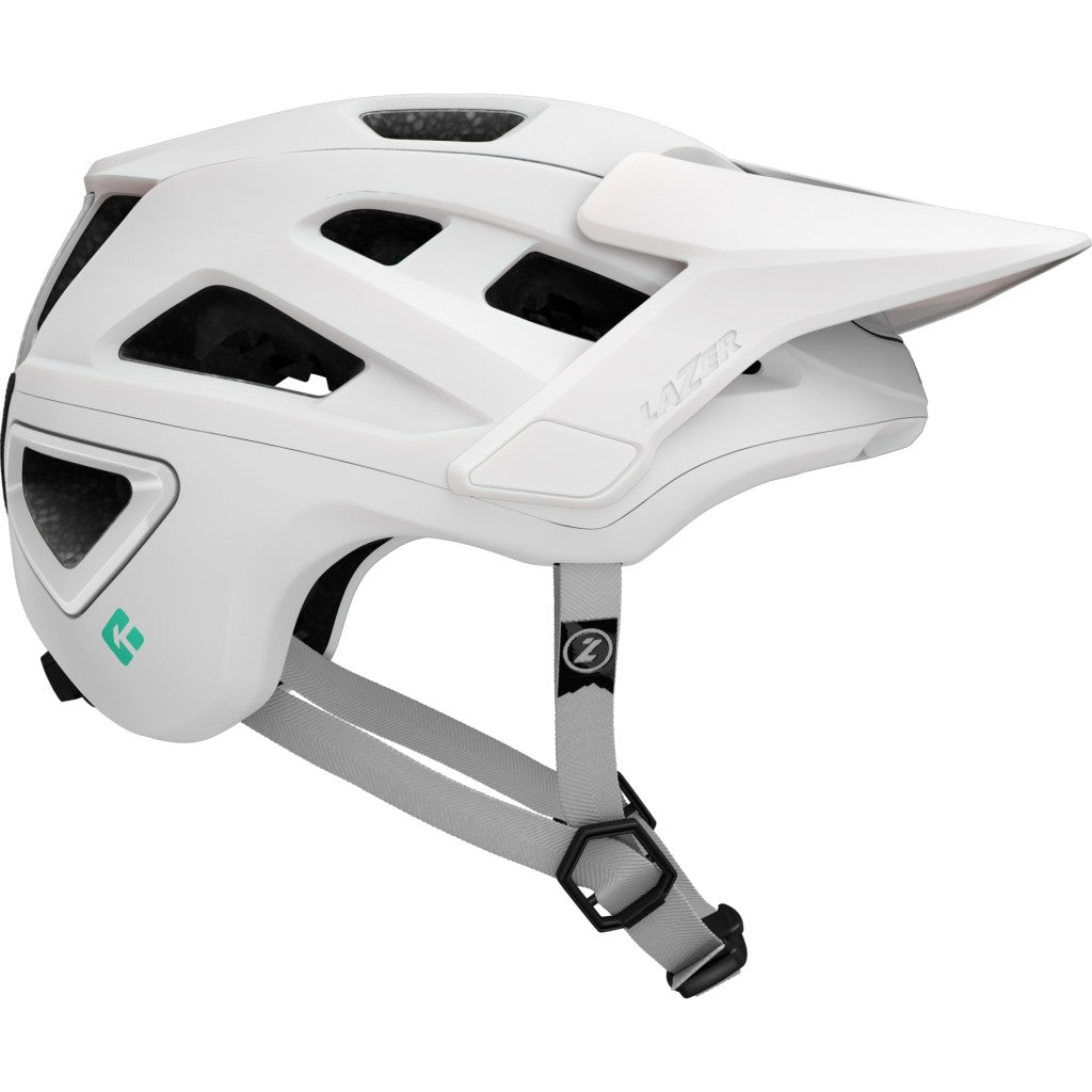Велошлем Lazer Jackal Kineticore CE-CPSC Enduro Металлик белый Medium BLC2547892821