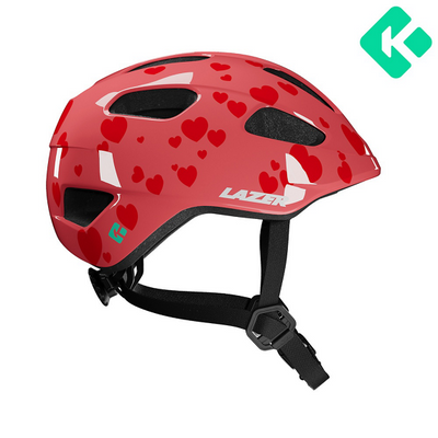 Lazer Nutz 2.0 Kineticore Çocuk Bisiklet Kaskı Little Hearts +GR Turnfit BLC2547893442