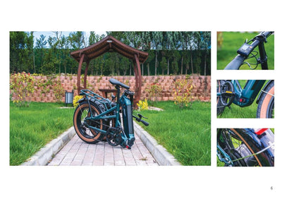 Loop Coaster 20 Wheel Electric Folding Fat Bike 23-007 