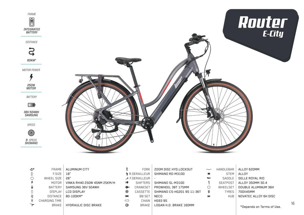 Loop Router Lady Electric City Bike 2025 Model