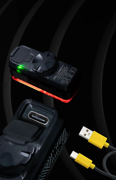Éclairage arrière Moon Helix Sense 150 lumens, rechargeable par USB