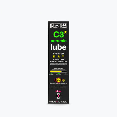 Muc-Off C3 Ceramic Dry Lube 50ML Huile de chaîne céramique temps sec