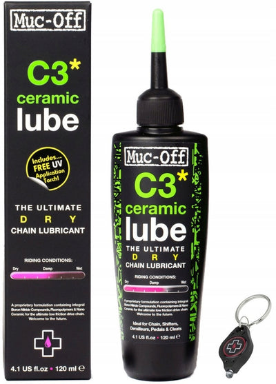 Muc-Off C3 Dry Weather Ceramic Zincir Yağı 120 ML