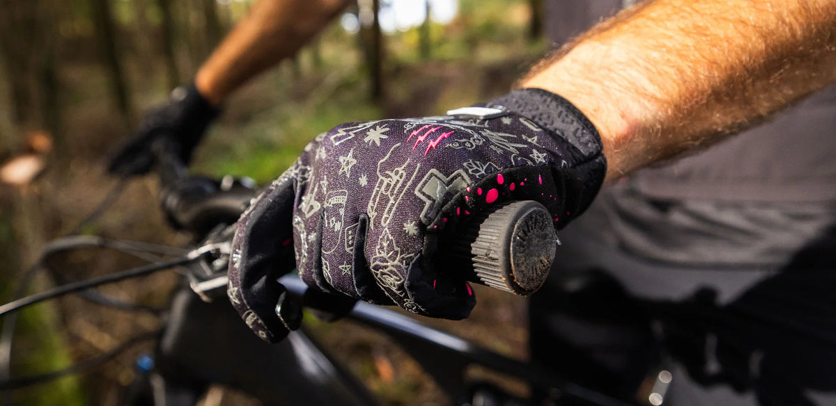 Muc-Off Rider Grey Punk Uzun Parmak Eldiven
