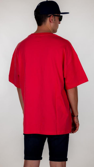 Nar Çiçeği Pyke Oversize Tişört - Görsel 7