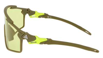 Nike ACG Vista Vert E Occhiali da Sole IQ9349X-368 Low Light Volt Matte Olive Flak Faible Tension De Lumiere