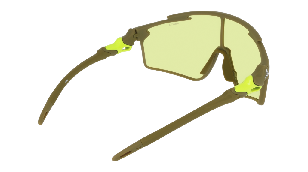 Nike ACG Vista Vert E Occhiali da Sole IQ9349X-368 Low Light Volt Matte Olive Flak Faible Tension De Lumiere