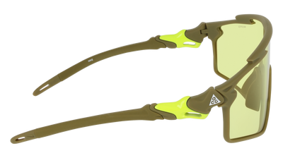 Nike ACG Vista Vert E Occhiali da Sole IQ9349X-368 Low Light Volt Matte Olive Flak Faible Tension De Lumiere