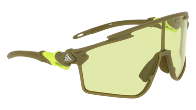 Nike ACG Vista Vert E Occhiali da Sole IQ9349X-368 Low Light Volt Matte Olive Flak Faible Tension De Lumiere