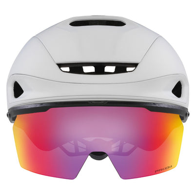 Oakley ARO7 Road Mips BOA Ionic+ Gözlüklü Yol Bisikleti Kaskı Matte White Prizm Road FOS901512 9XL Large - Görsel 2
