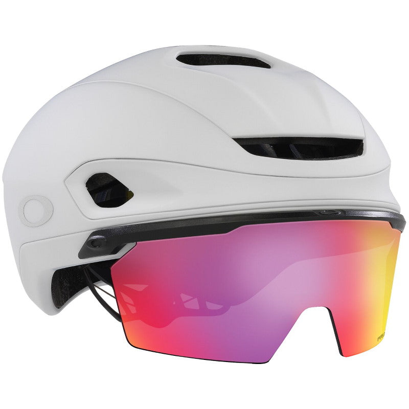 Oakley ARO7 Road Mips BOA Ionic+ Gözlüklü Yol Bisikleti Kaskı Matte White Prizm Road FOS901512 9XL Large - Görsel 3
