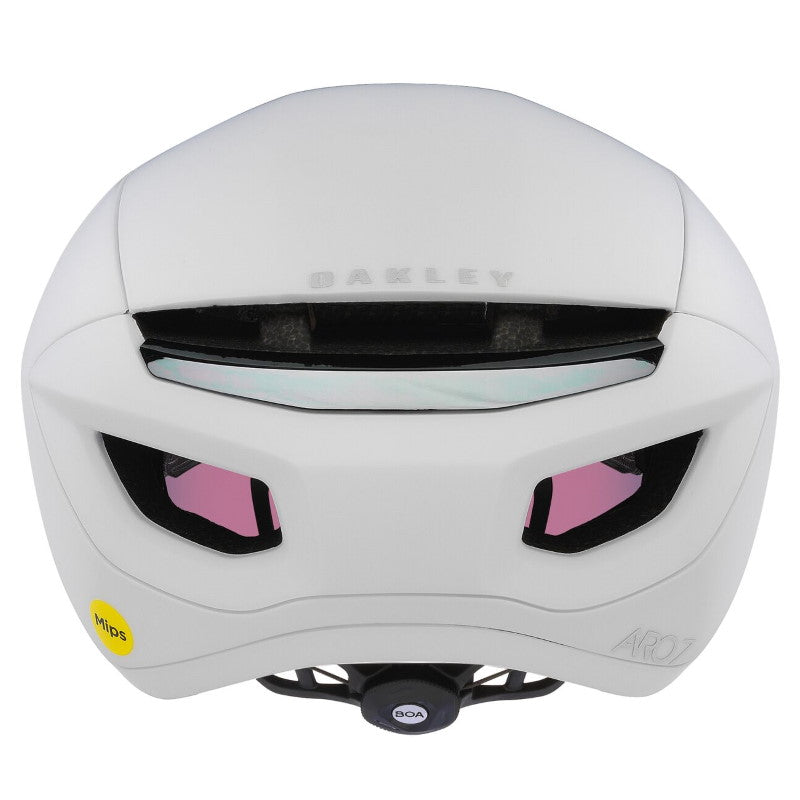 Oakley ARO7 Road Mips BOA Ionic+ Gözlüklü Yol Bisikleti Kaskı Matte White Prizm Road FOS901512 9XL Large - Görsel 6