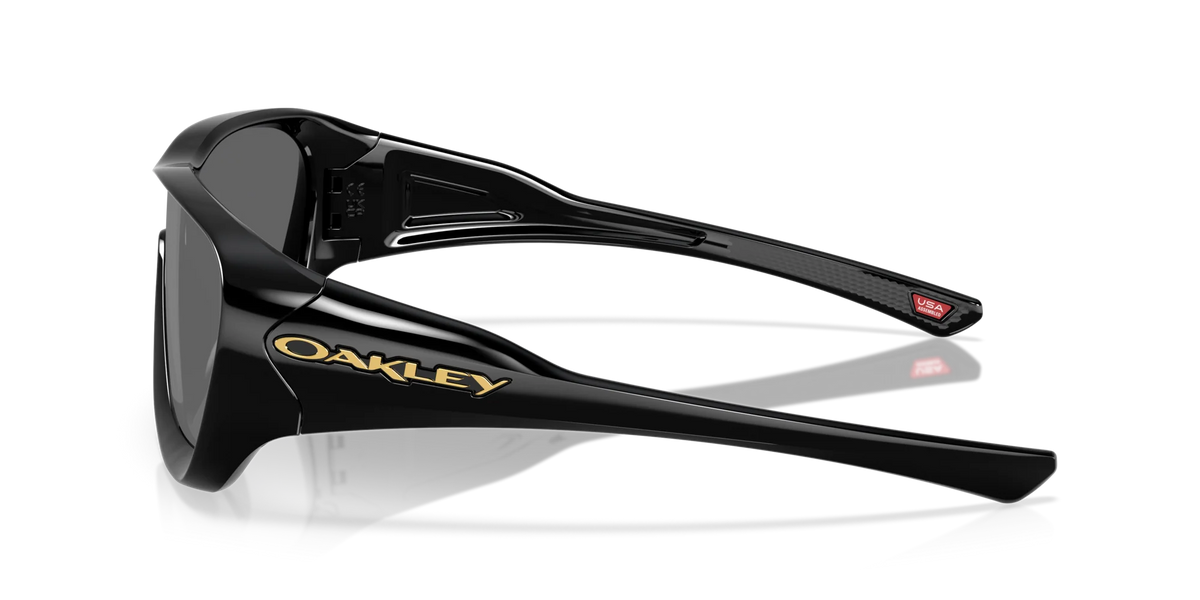 Oakley DE LA SALLE Sunglasses 949301 Polished Black Prizm Black