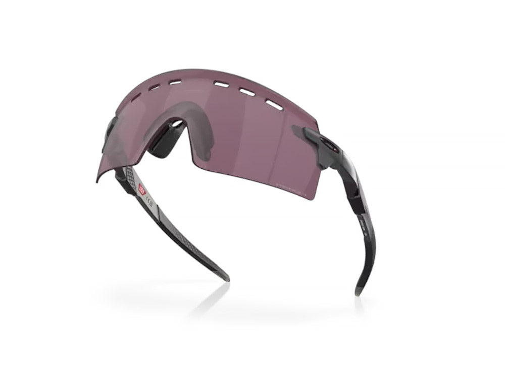 Oakley Encoder Strike Vented Güneş Gözlüğü Matte Grey Smoke Prizm Road Black