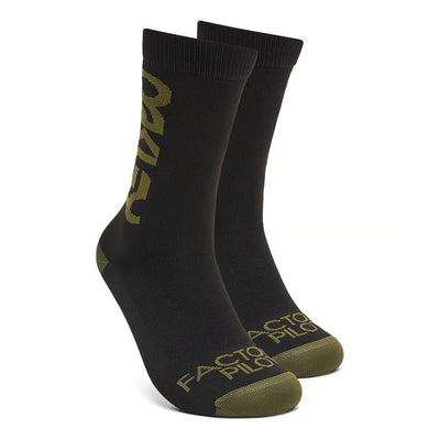 Oakley Factory Pilot Cycling Socks FOS900880 9BN Black New Dark Brush