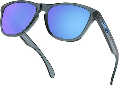 Oakley FrogSkins Sunglasses Polarized Crystal Black Prizm Sapphire Iridium Polarized