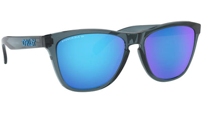 Oakley FrogSkins Sunglasses Polarized Crystal Black Prizm Sapphire Iridium Polarized