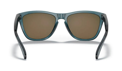 Oakley FrogSkins Sunglasses Polarized Crystal Black Prizm Sapphire Iridium Polarized