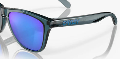 Oakley FrogSkins Sunglasses Polarized Crystal Black Prizm Sapphire Iridium Polarized