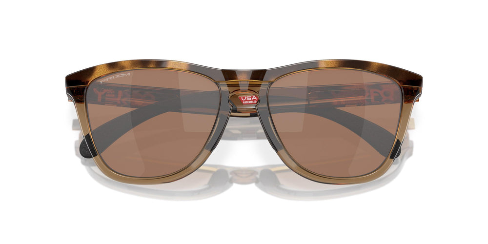 Oakley Frogskins Range Polarized Sunglasses 928407 Brown Tort Brown Smoke Prizm Tunsten Polar