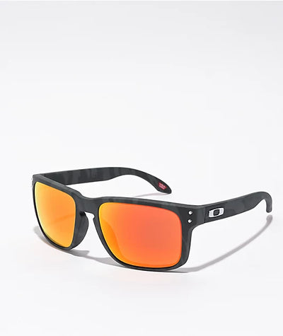 Oakley Holbrook Güneş Gözlüğü Matte Black Camo Prizm Ruby