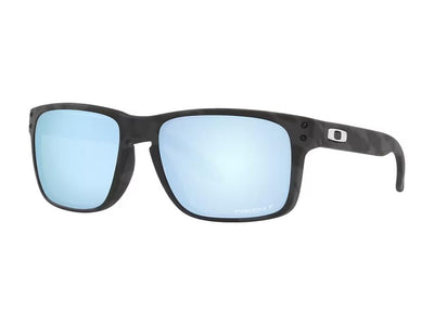Oakley Holbrook Polarized Sunglasses Matte Black Camo Prizm Deep Water Polarized