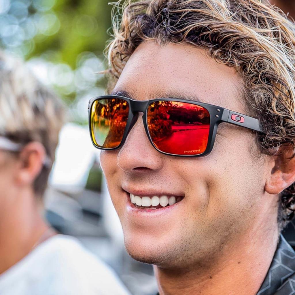 Oakley Holbrook XL Güneş Gözlüğü 941704  Matte Black Prizm Ruby