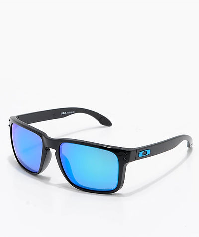 Oakley Holbrook XL Sunglasses Polished Black Prizm Sapphire
