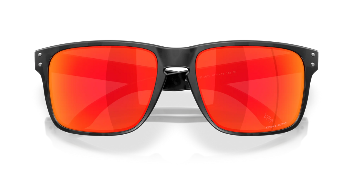 Oakley Holbrook XXL 61 Ekartman Güneş Gözlüğü 948706 Matte Black Camo Prizm Ruby