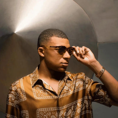 Oakley HSTN Kylian Mbappé İmzalı Güneş Gözlüğü Dark Amber/Light Curry Prizm Tungsten - Görsel 8
