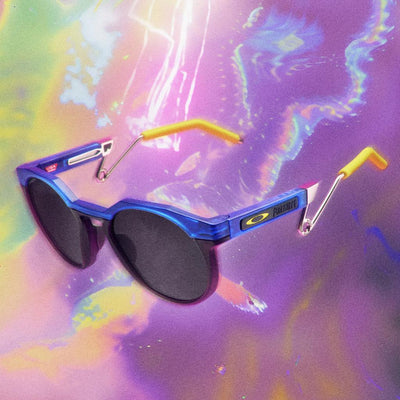Oakley HSTN METAL Sunglasses 927906 Trans Crystal Blue Prizm Black
