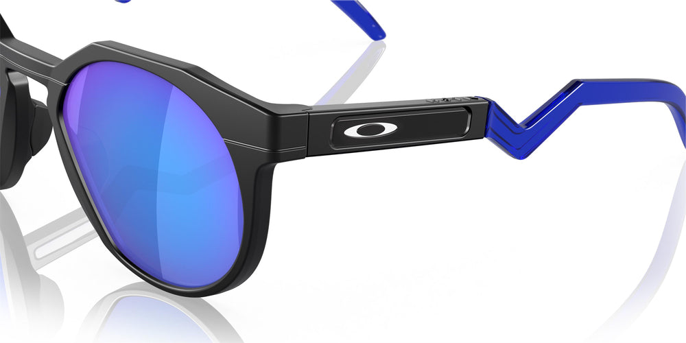 Oakley HSTN Polarized Sunglasses 924204 Matte Black Prizm Sapphire Polar