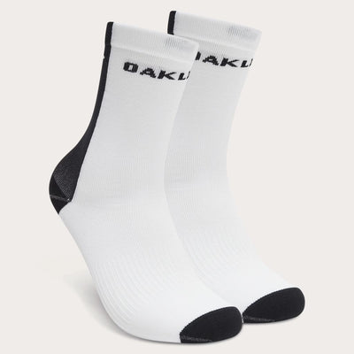 Oakley Icon Road Short Socks Kısa Bisiklet Çorabı FOS901235 104 White Black